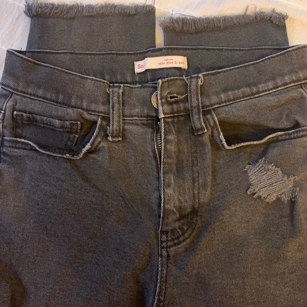 Juniors Black Jeans